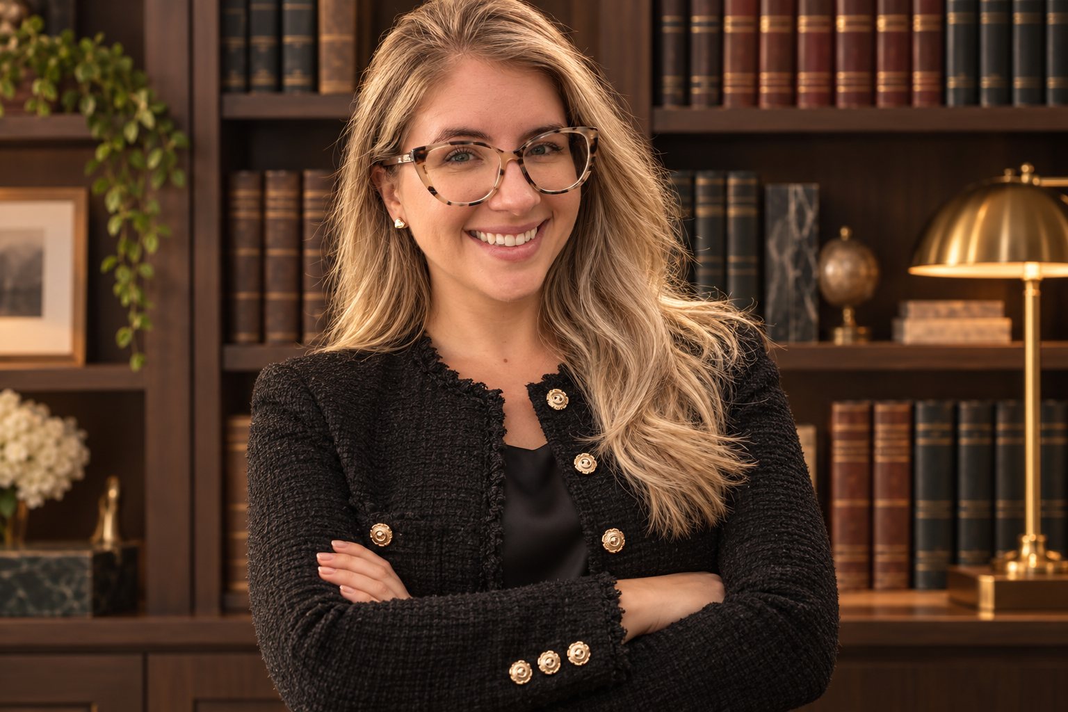 Mariana T. Lopata Amaral no escritório Pieri de Moraes
